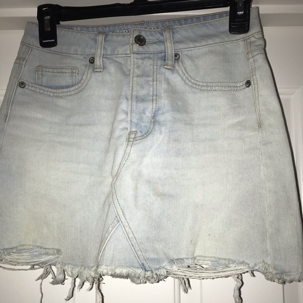 American Eagle Distressed Mini Skirt